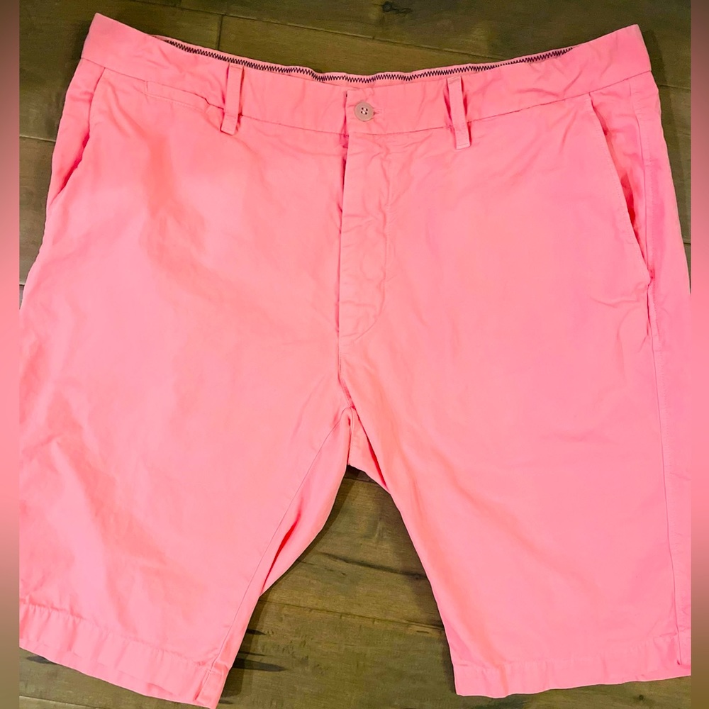 Mason’s Em’s London Men’s Cotton Bermuda Shorts Pink EU 54 US 38